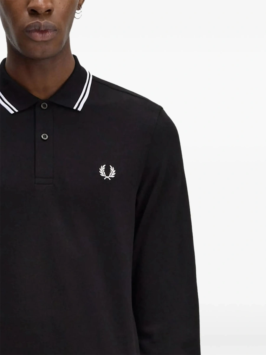 Tricou Polo Fred Perry negru - Img 2