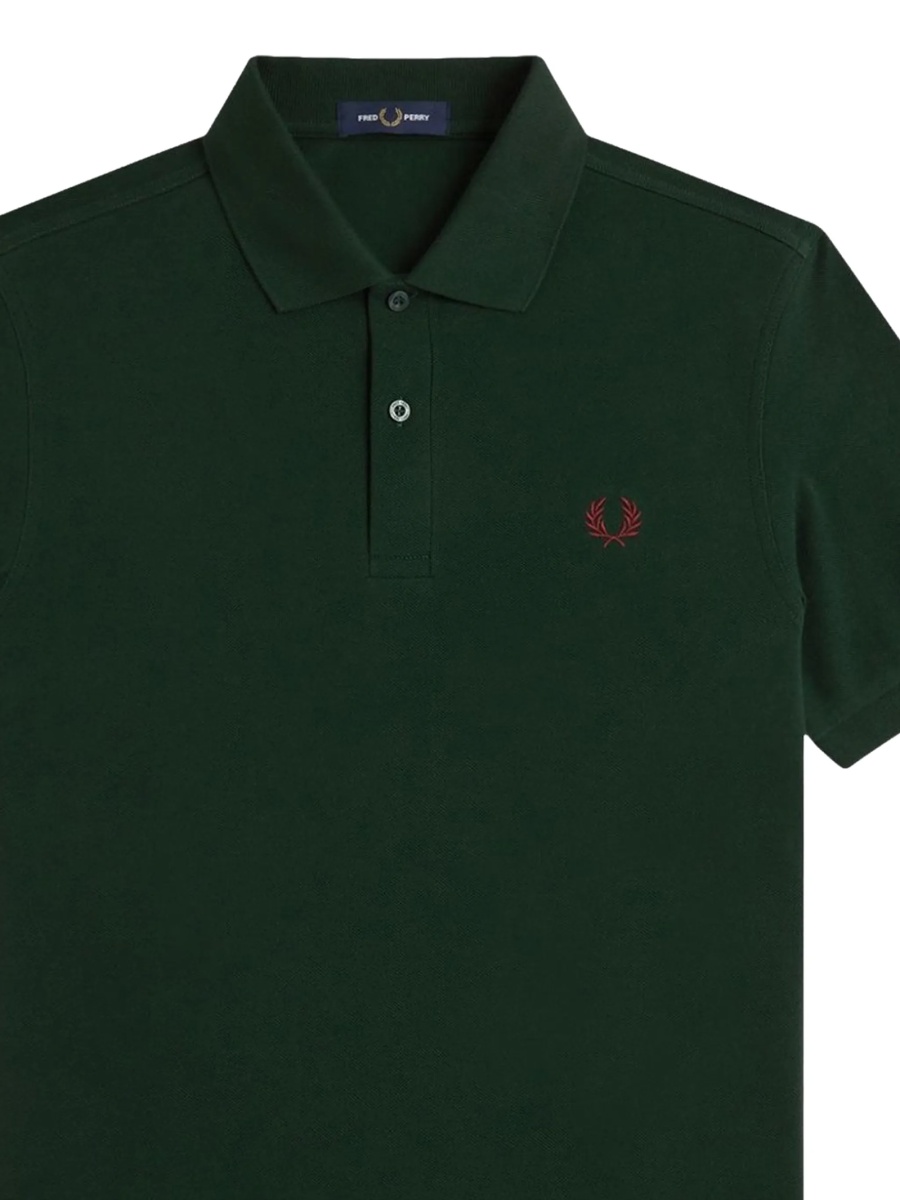 Tricou Polo Fred Perry verde - Img 2