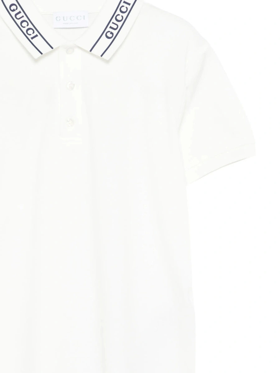 Tricou Polo Gucci alb - Img 3