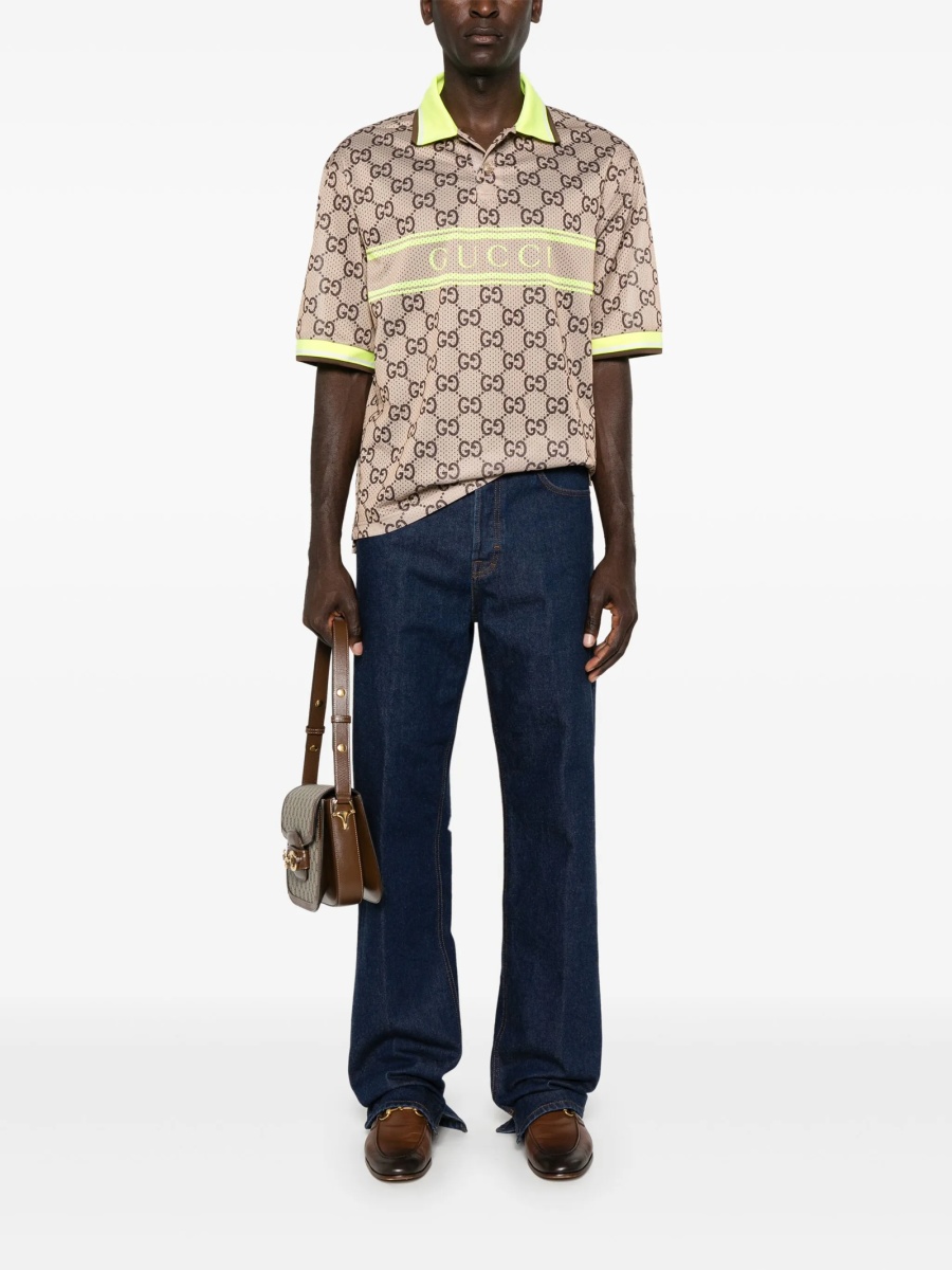 Tricou Polo Gucci maro - Img 2