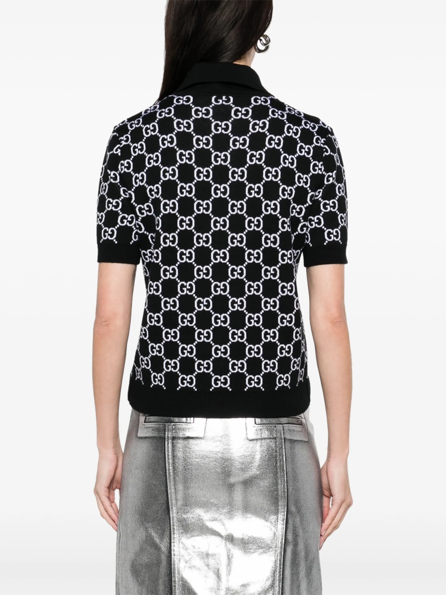 Tricou Polo Gucci negru - Img 4
