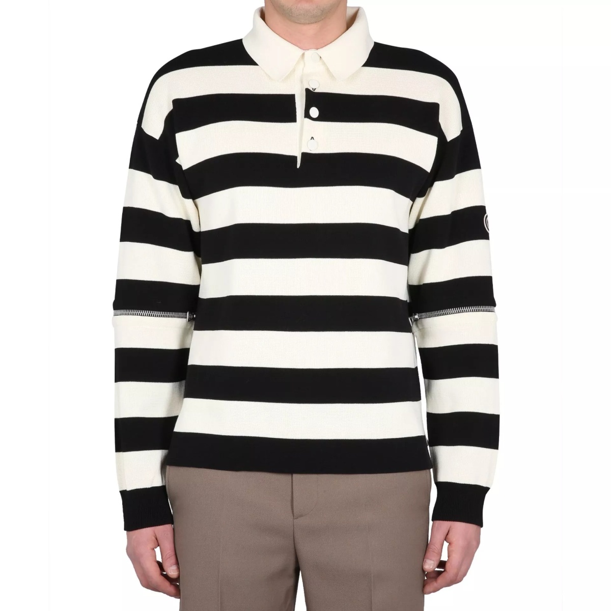 Tricou Polo Gucci Striped Cotton Polo - Img 2