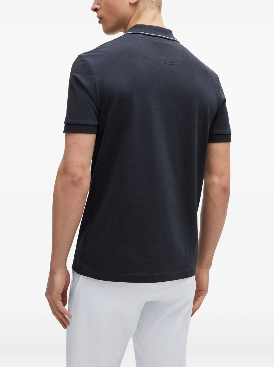 Tricou Polo Hugo Boss albastru - Img 4