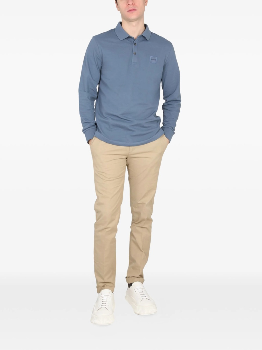 Tricou Polo Hugo Boss albastru - Img 2
