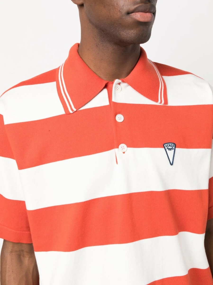 Tricou Polo Kenzo portocaliu - Img 5