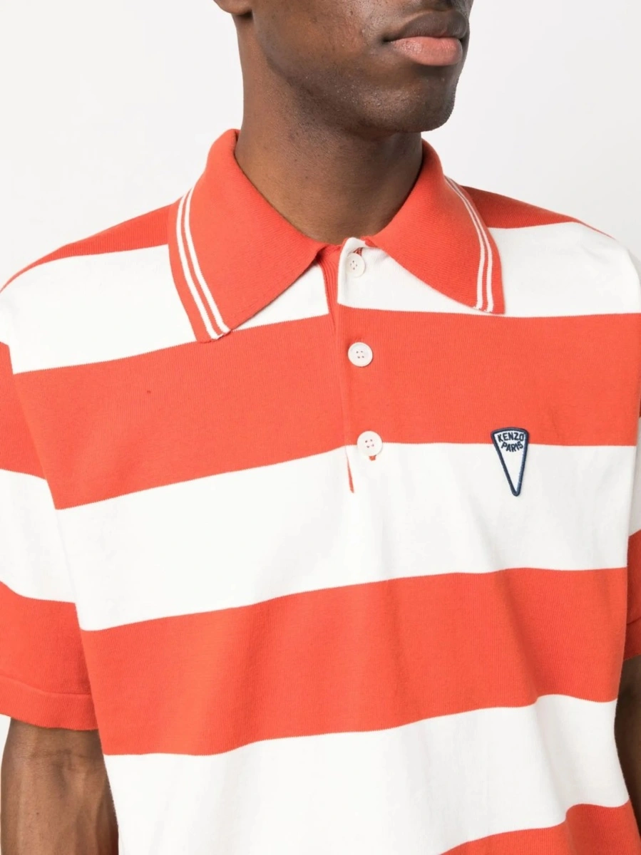 Tricou Polo Kenzo portocaliu - Img 5