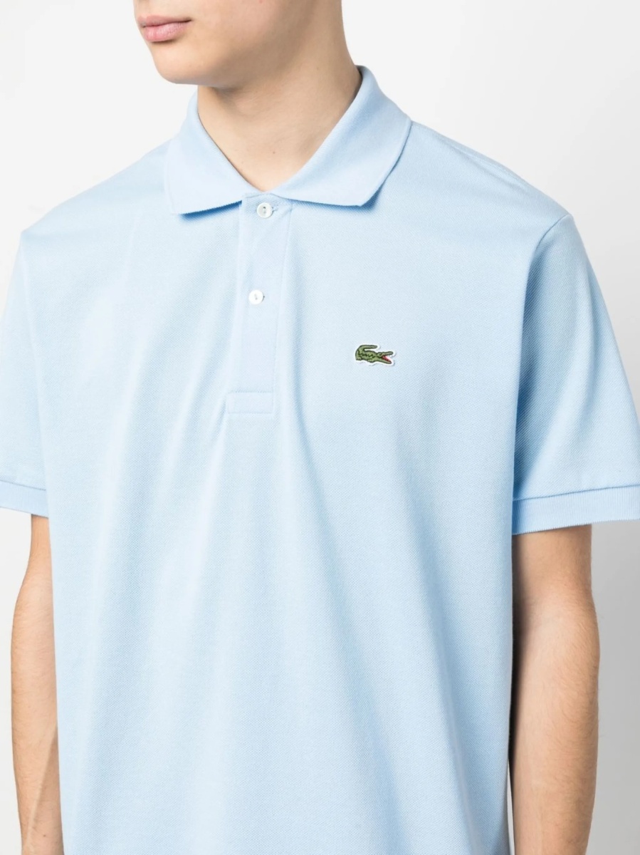 Tricou Polo Lacoste albastru - Img 5