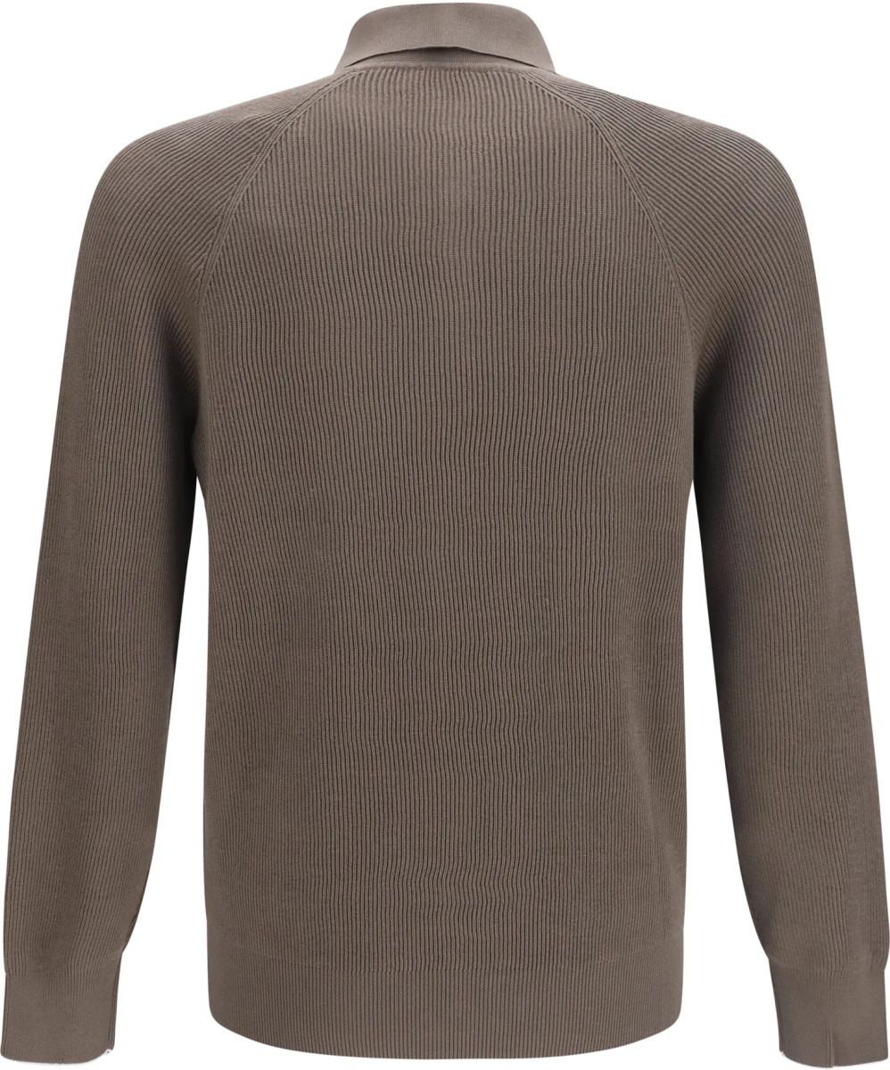 Tricou Polo Long-sleeve knit Polo Shirt - Img 2