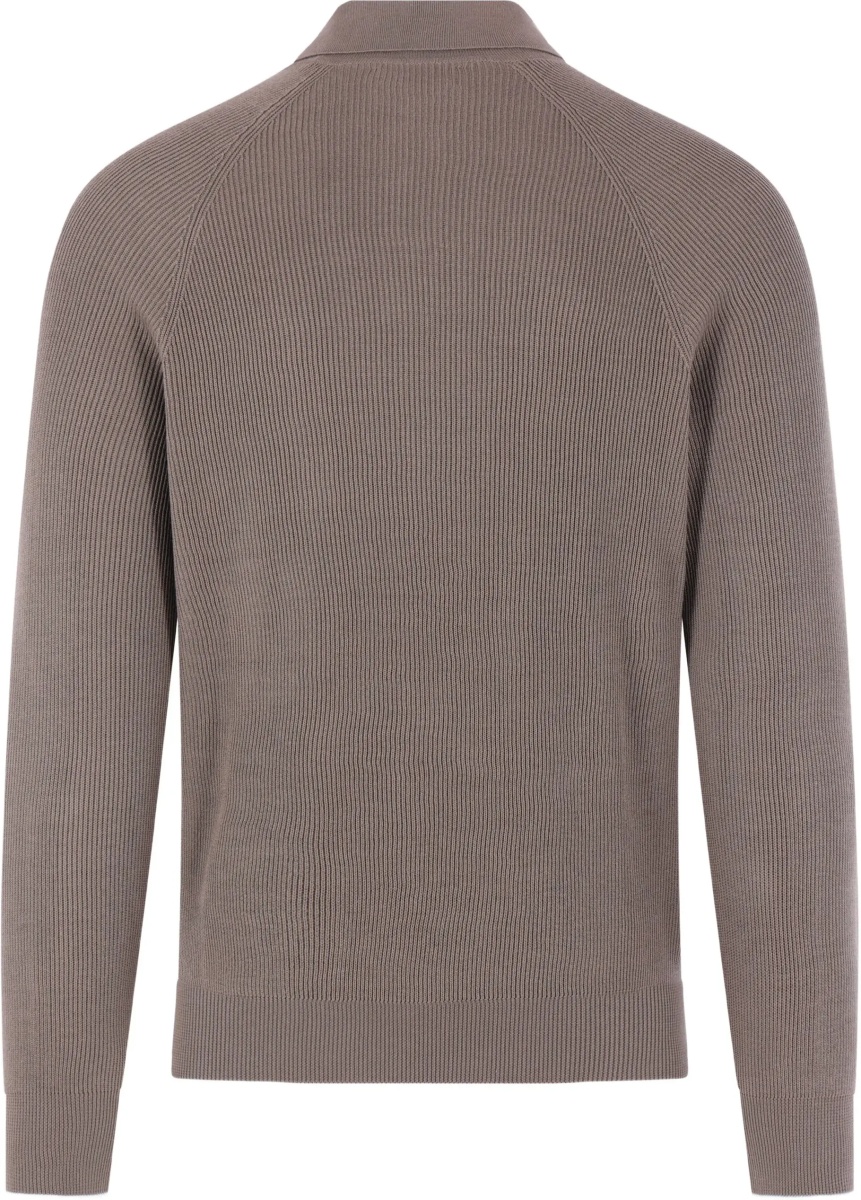 Tricou Polo Long-sleeve knit Polo Shirt - Img 4