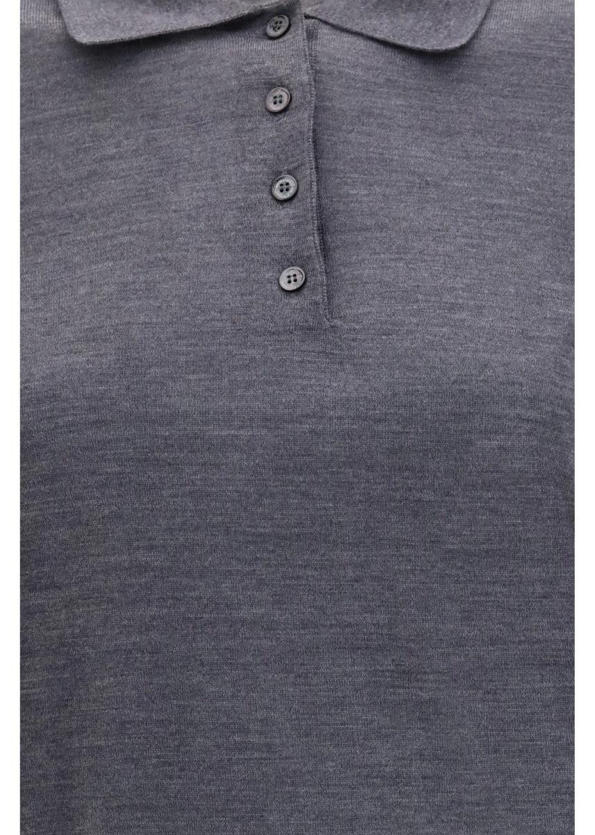 Tricou Polo Long sleeve merino wool Polo - Img 3