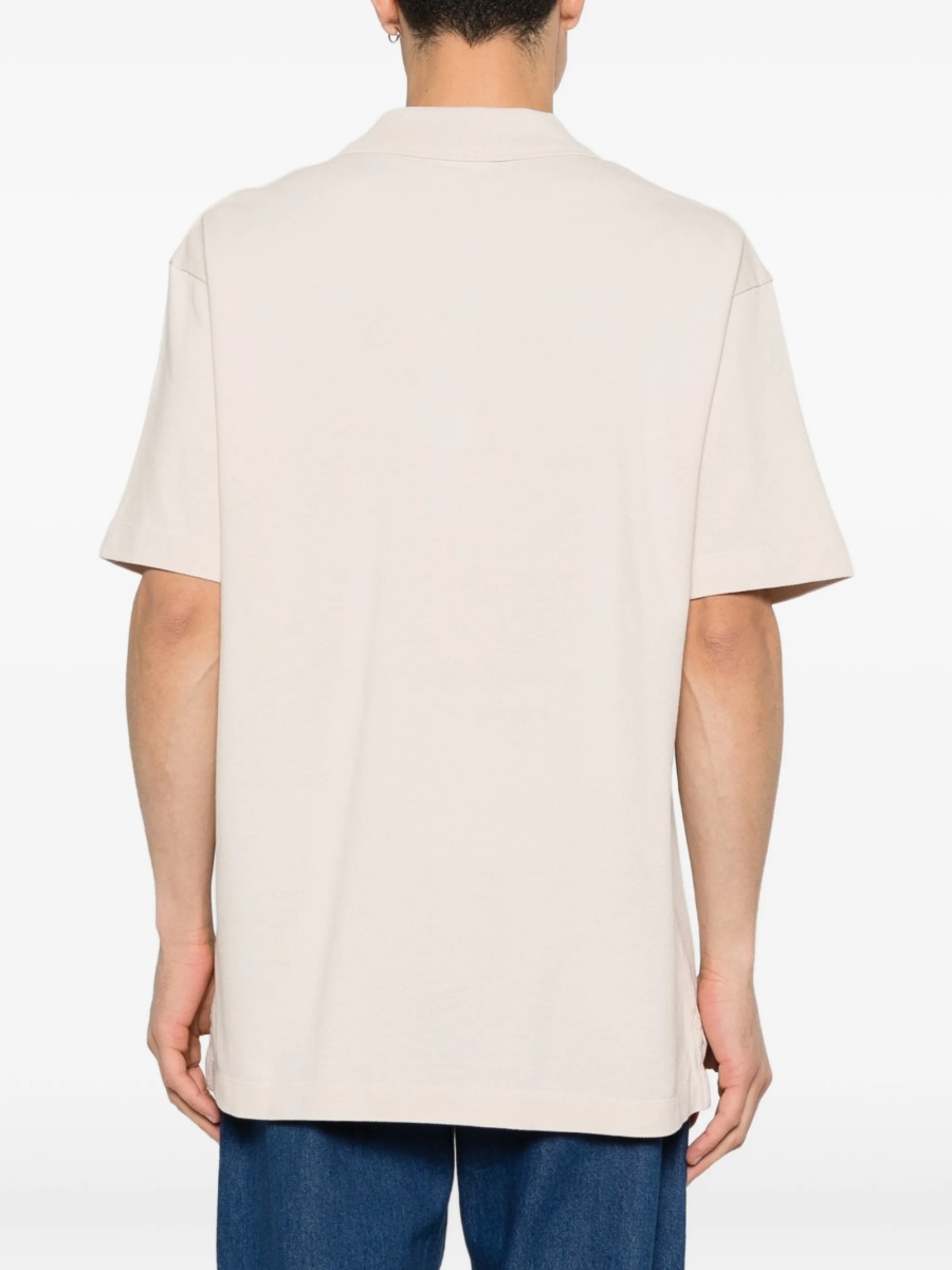 Tricou Polo MAISON KITSUNÉ neutru - Img 4