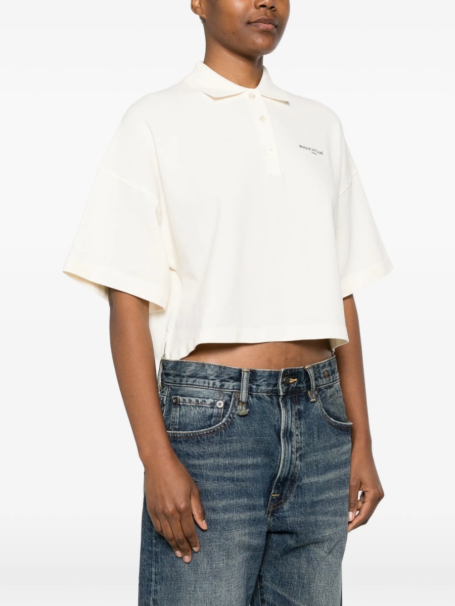 Tricou Polo MAISON KITSUNÉ neutru - Img 3
