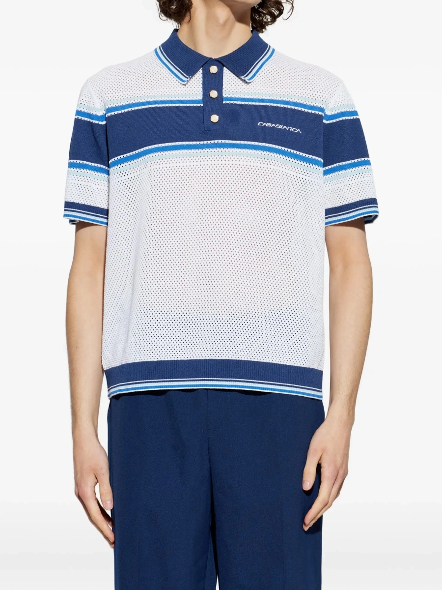 Tricou Polo MESH STRIPE POLO - Img 5
