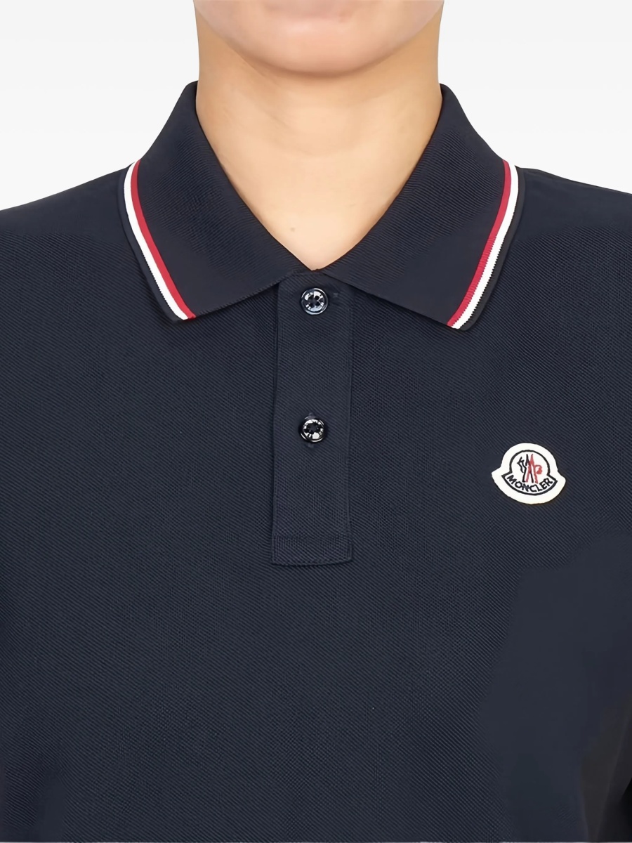Tricou Polo Moncler albastru - Img 4