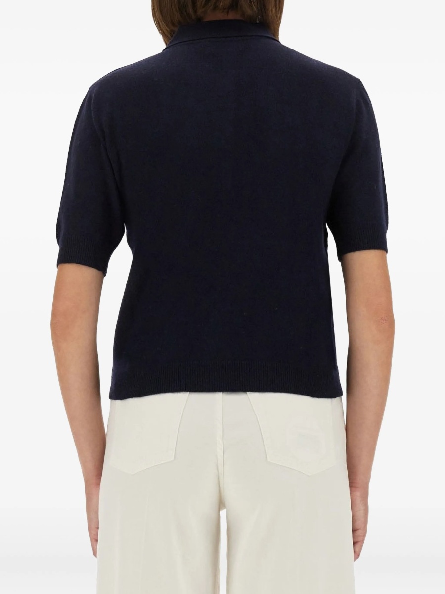 Tricou Polo Moschino albastru - Img 4