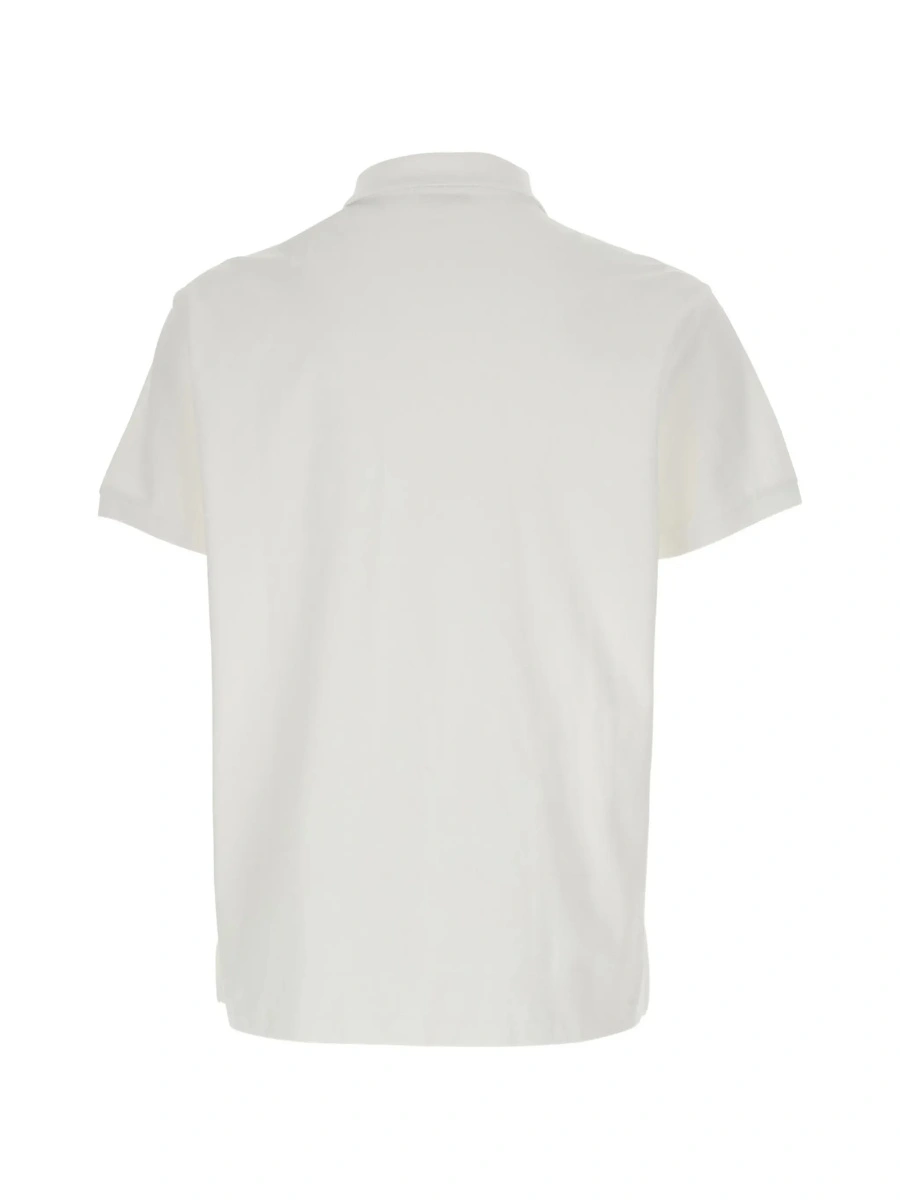 Tricou polo Ralph Lauren alb din bumbac - Img 4