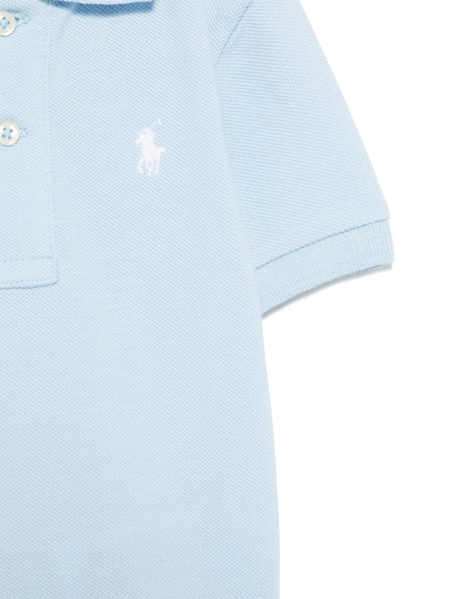 Tricou polo Ralph Lauren albastru din bumbac - Img 3