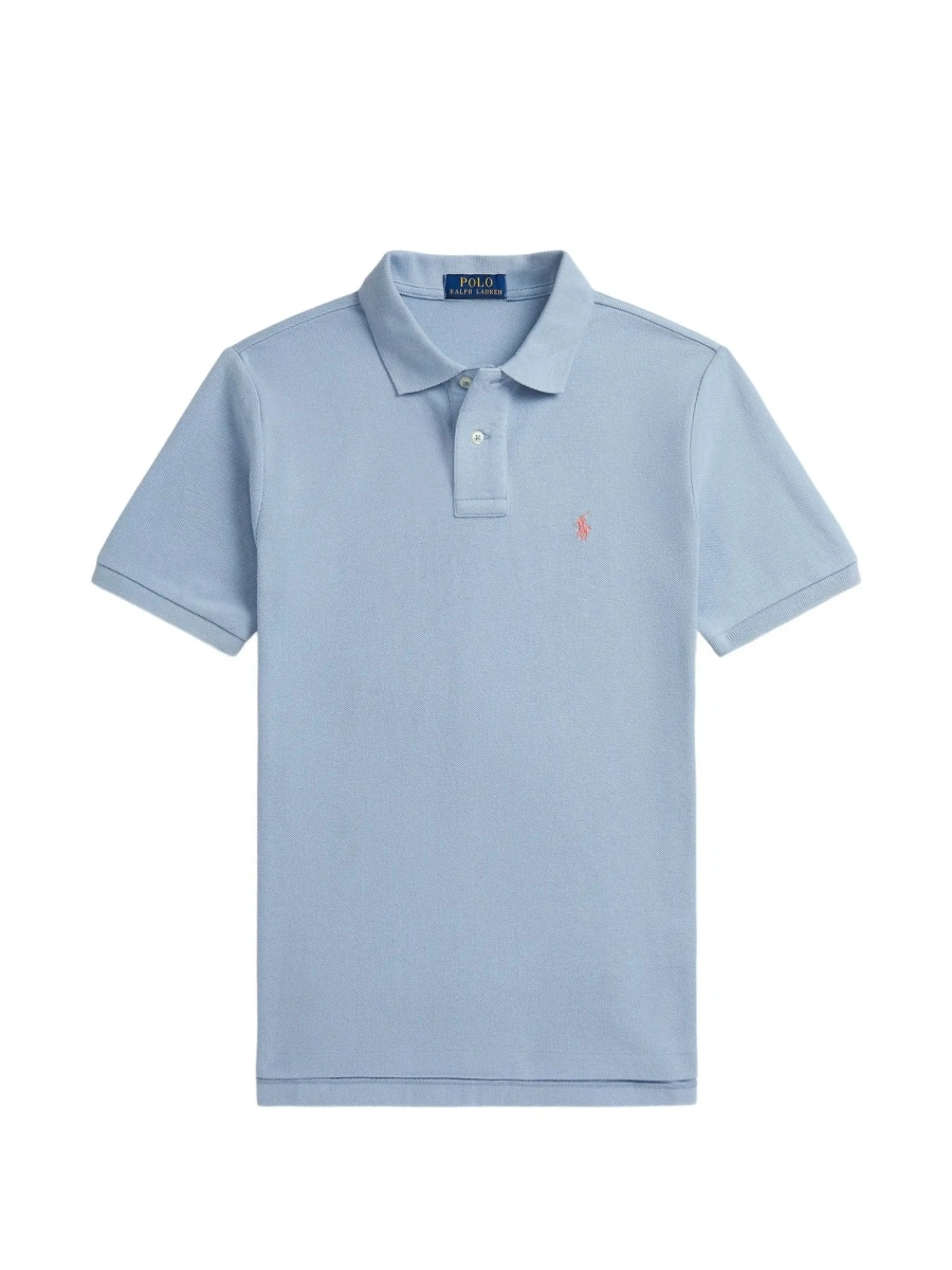 Tricou polo Ralph Lauren albastru din bumbac - Img 5