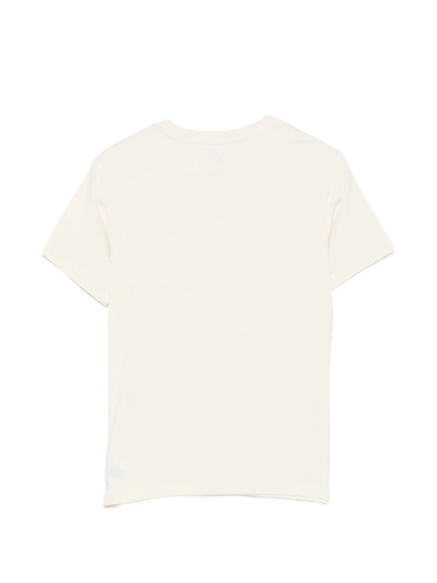 Tricou polo Ralph Lauren bej din bumbac - Img 4
