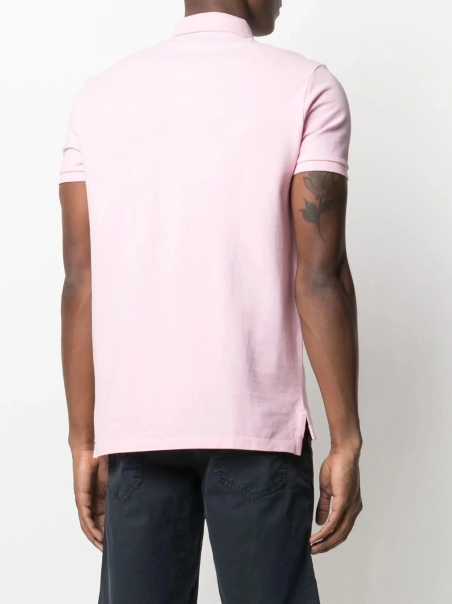 Tricou polo Ralph Lauren 'Polo' roz din bumbac - Img 6