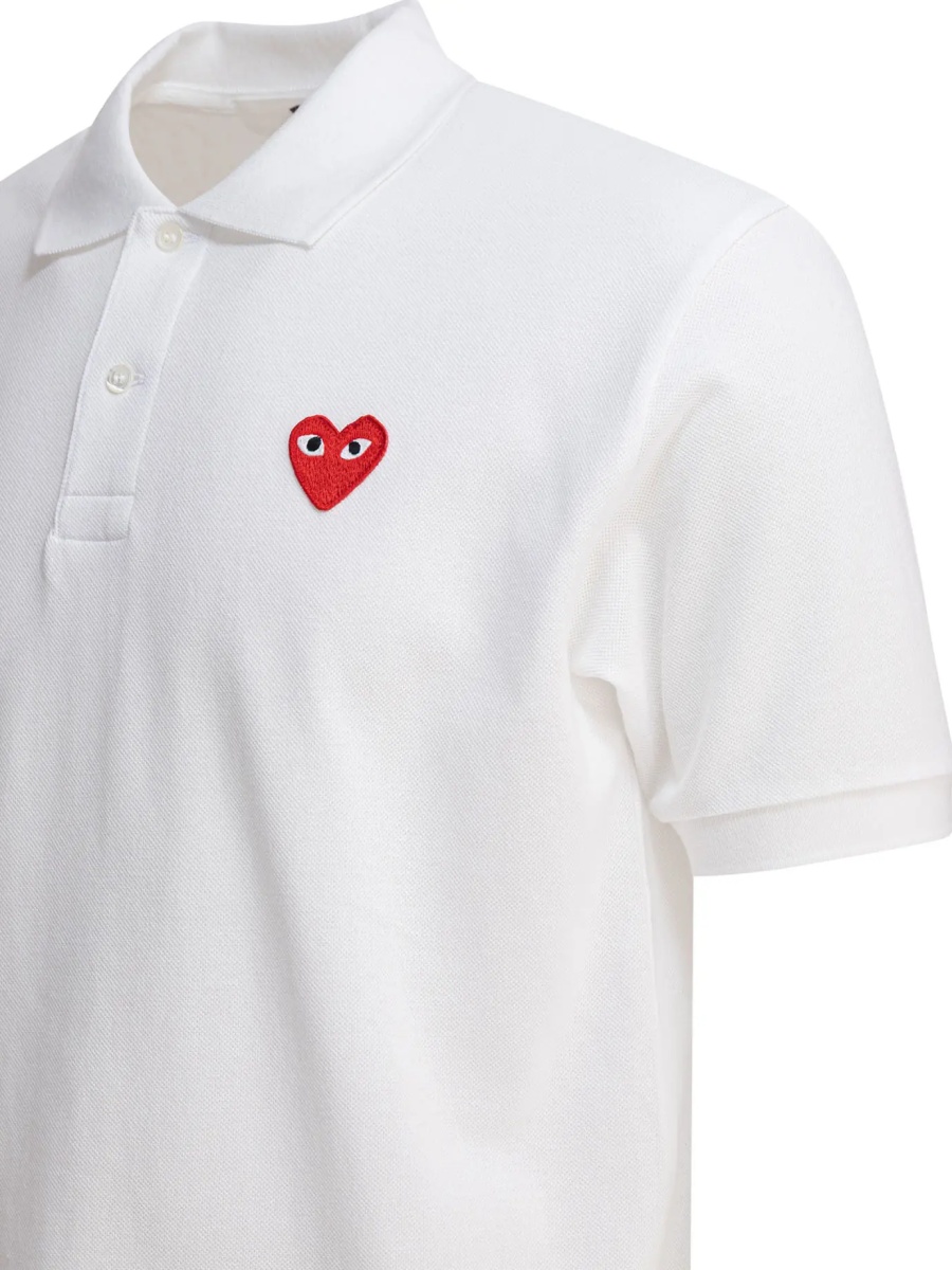 Tricou Polo "Red Emblem" Button-Down Polo Shirt - Img 4