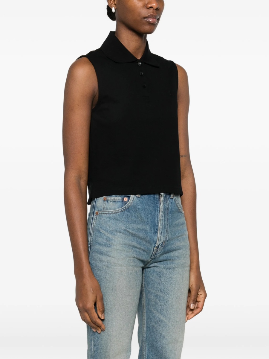 Tricou Polo Saint Laurent negru - Img 3
