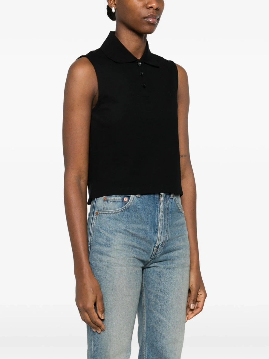 Tricou Polo Saint Laurent negru - Img 3