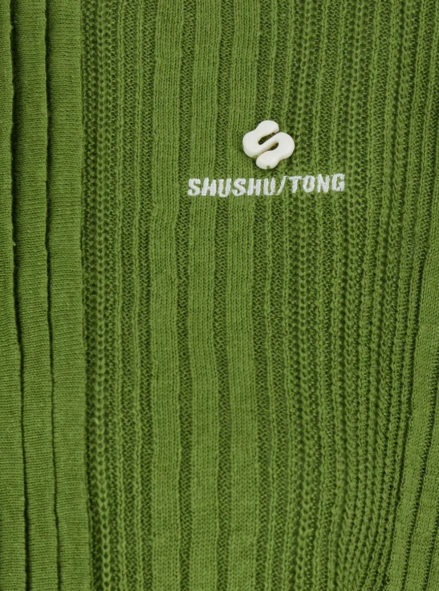 Tricou polo SHUSHU/TONG verde - Img 3