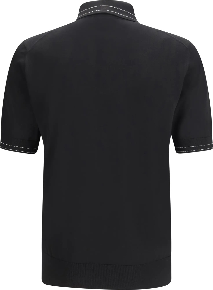 Tricou Polo Silk Polo Shirt with polo collar and short sleeves - Img 2
