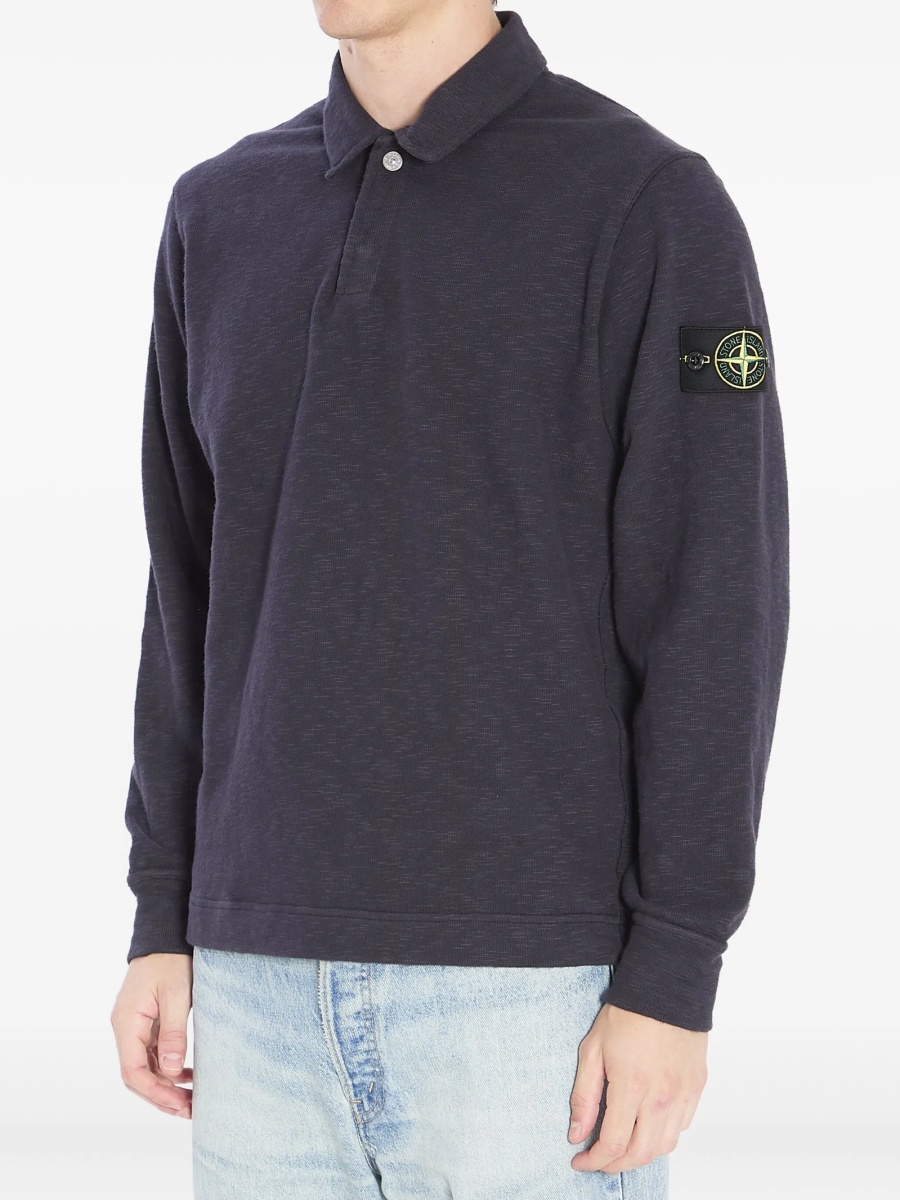 Tricou Polo Stone Island albastru - Img 3