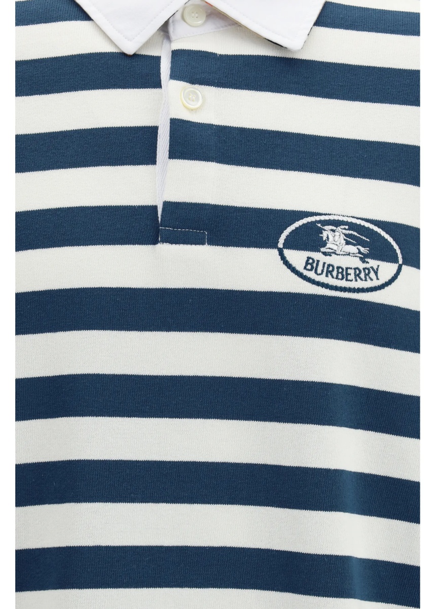 Tricou Polo Striped long-sleeve cotton Polo - Img 3