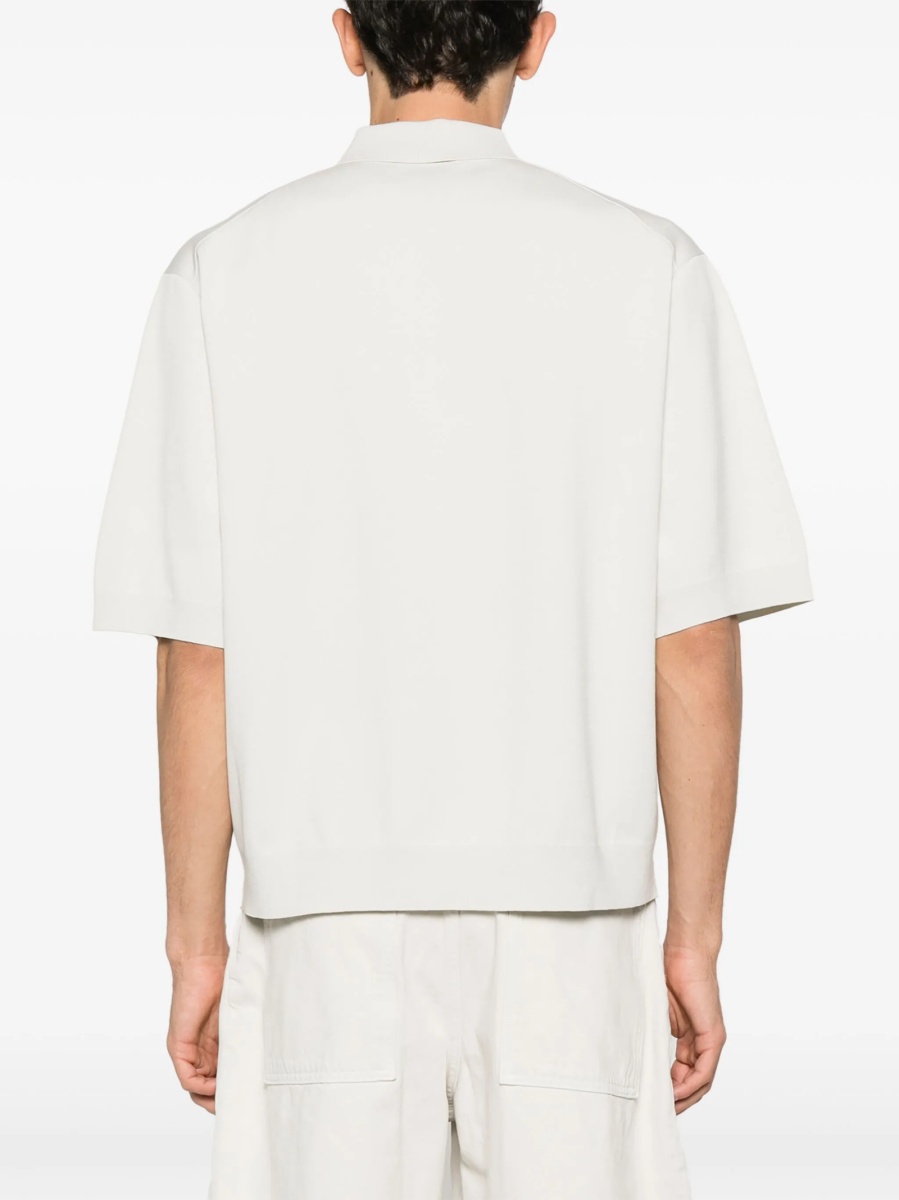 Tricou Polo STUDIO NICHOLSON neutru din vascoza si polyester - Img 3