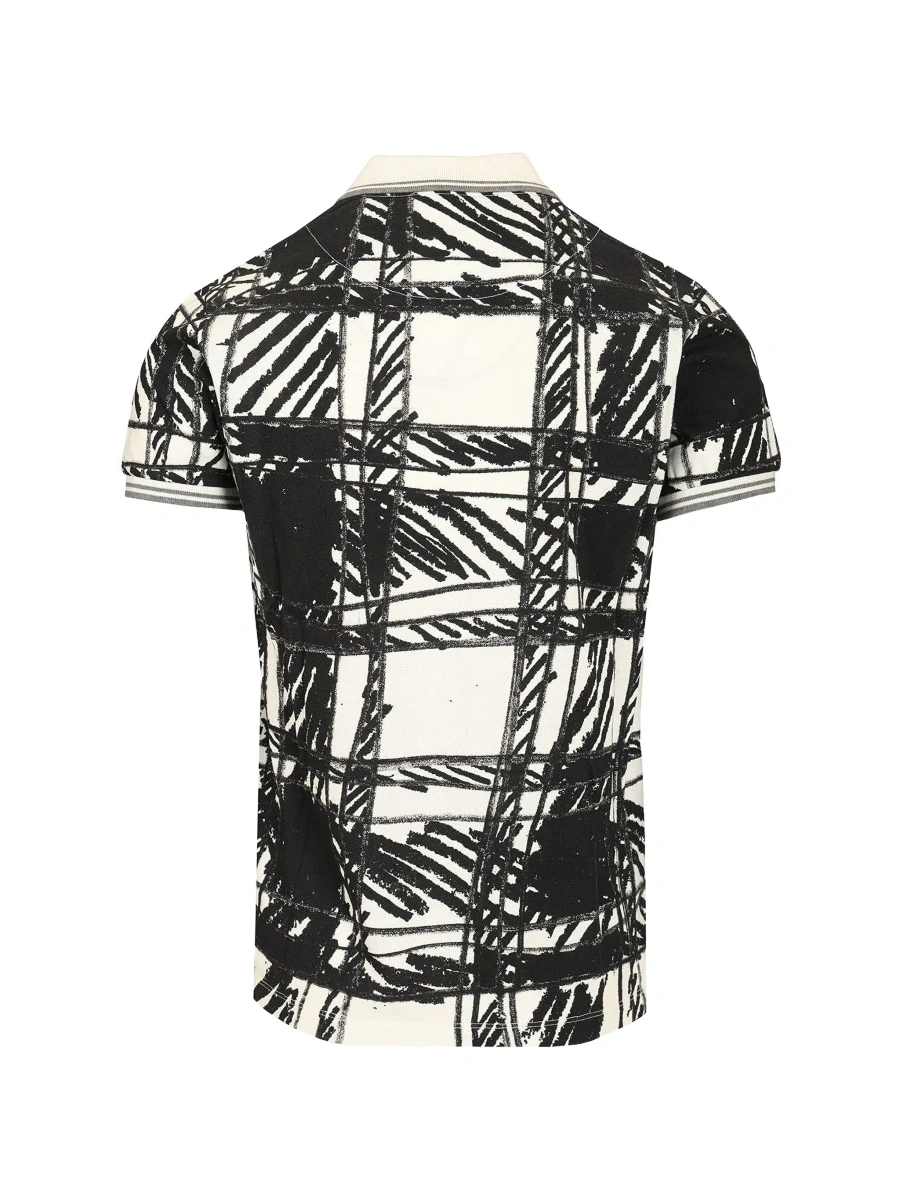 Tricou polo Vivienne Westwood negru din bumbac - Img 4