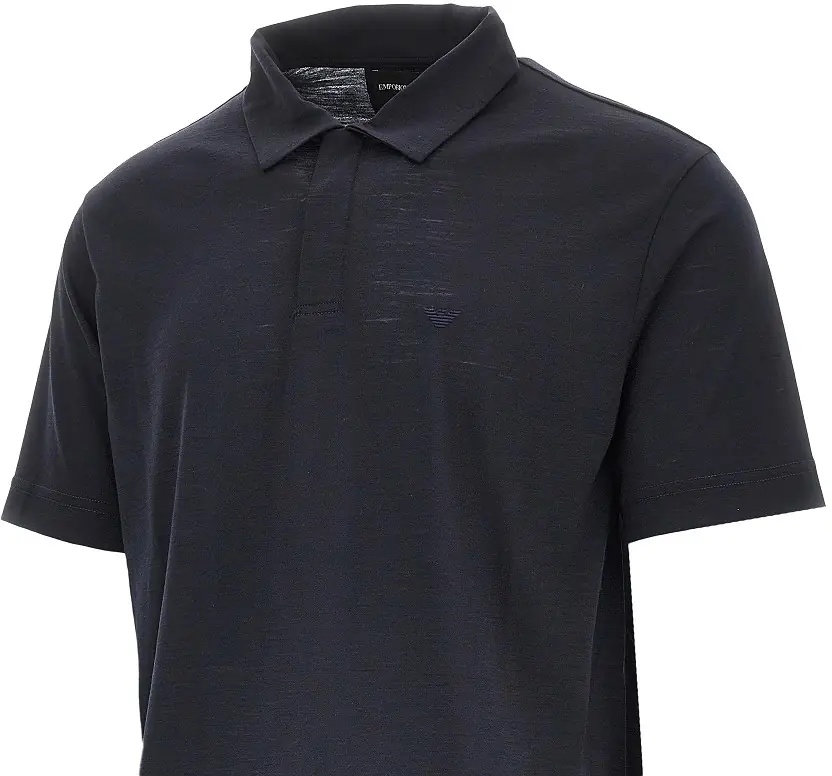 Tricou Polo Wool jersey polo shirt - Img 2