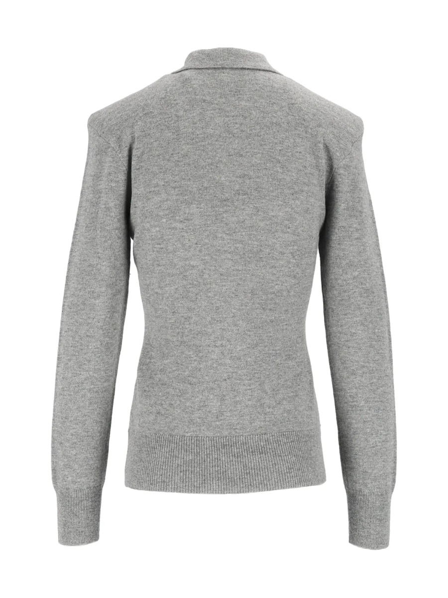 Tricou Polo WOOL LONGLEEVE POLO Frost Gray (Regular fit) - Img 3