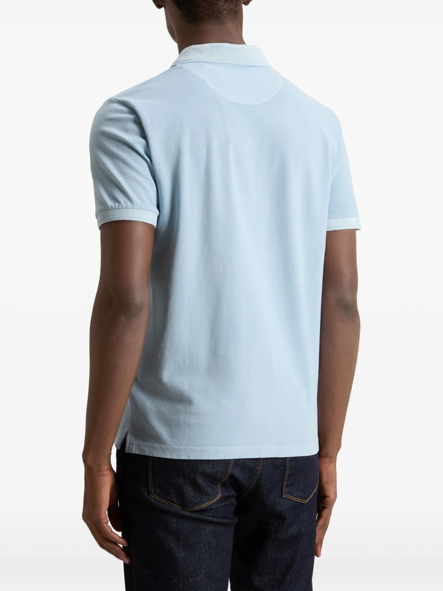 Tricou Polo Woolrich albastru - Img 4