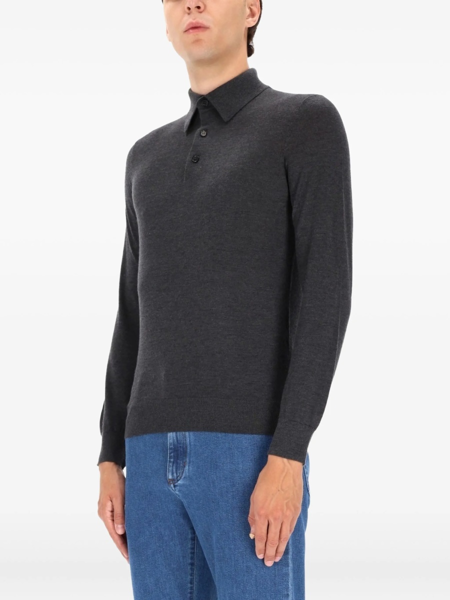 Tricou Polo ZEGNA gri - Img 3