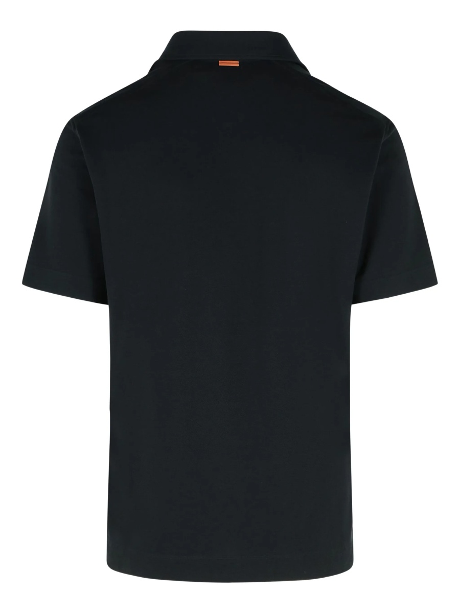 Tricou Polo ZEGNA negru - Img 4