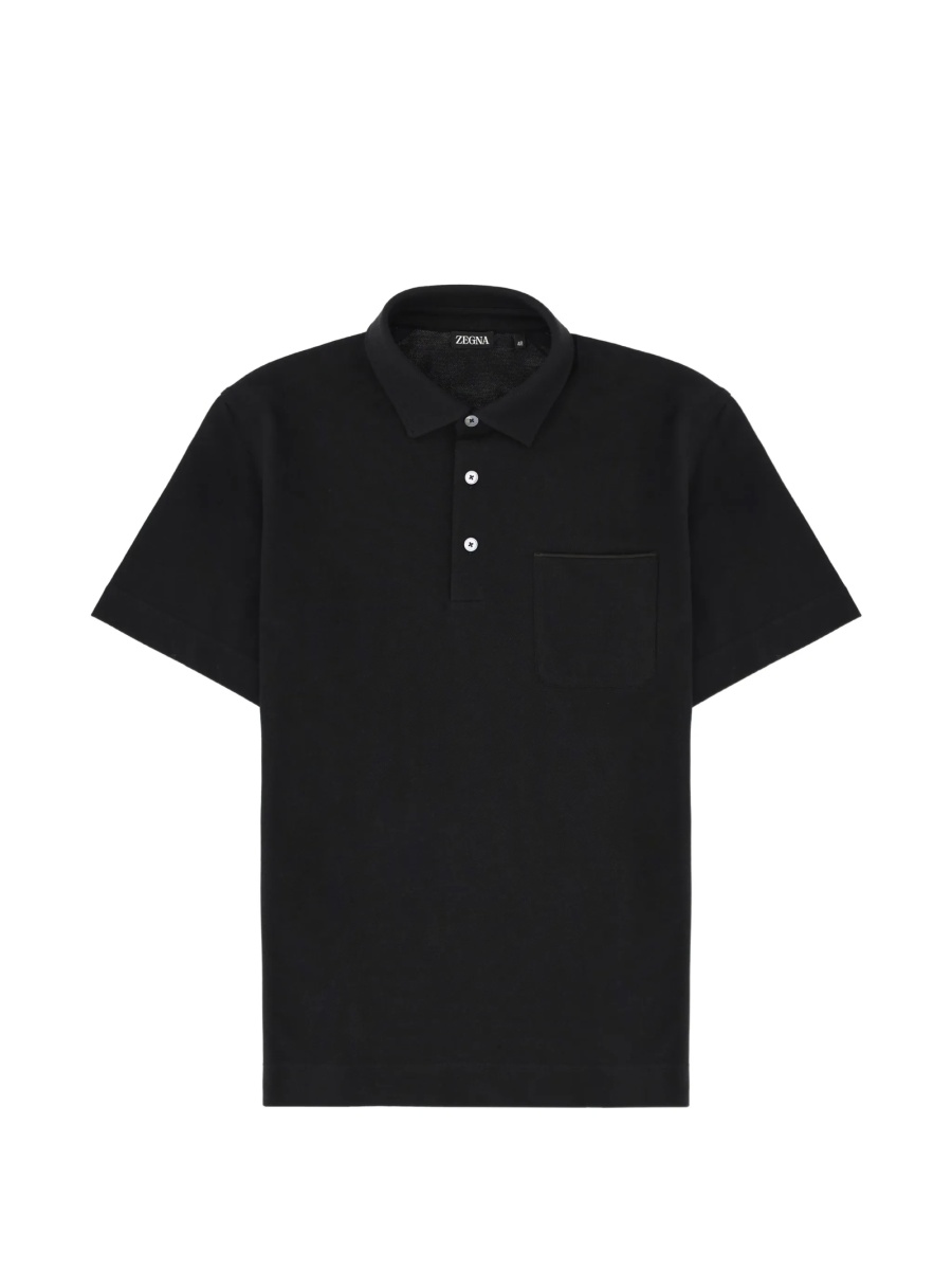 Tricou Polo ZEGNA negru - Img 2