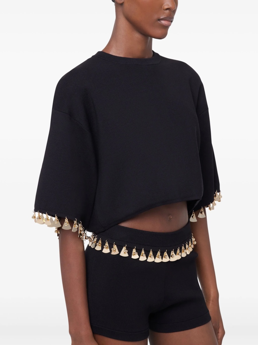 Tricou RABANNE negru - Img 5