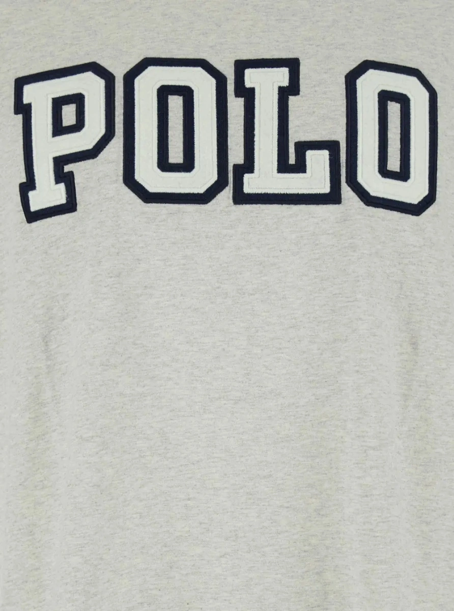 Tricou Ralph Lauren gri din bumbac - Img 3