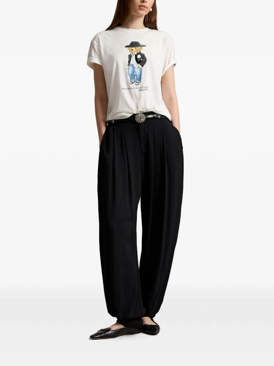 Tricou Ralph Lauren POLO BEAR alb - Img 2