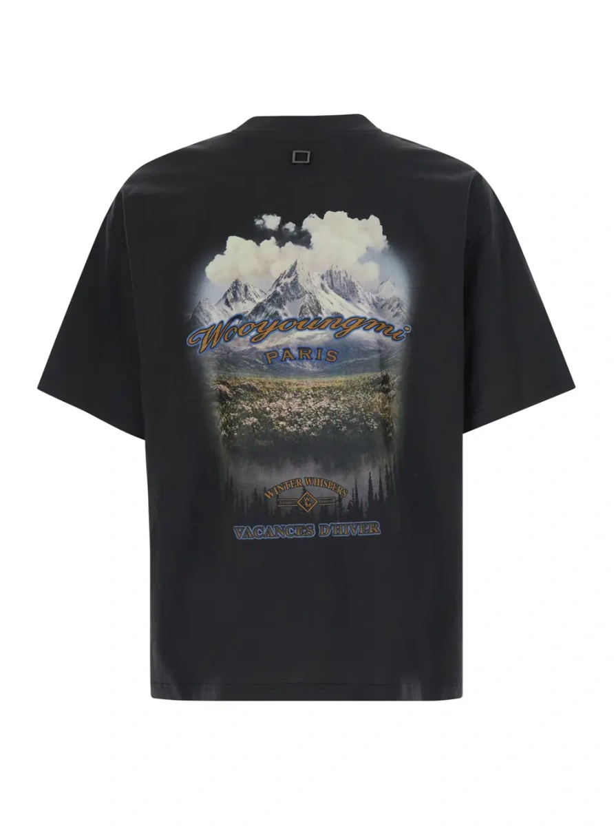 Tricou Round neck short sleeve cotton gray T-shirt for men - Img 2