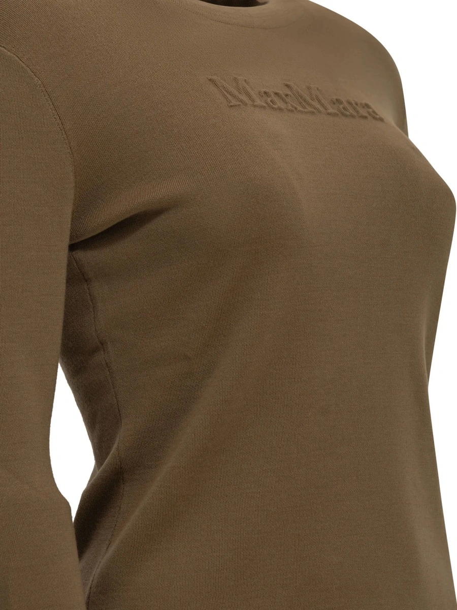 Tricou Round-neck T-shirt made of virgin wool - Img 4