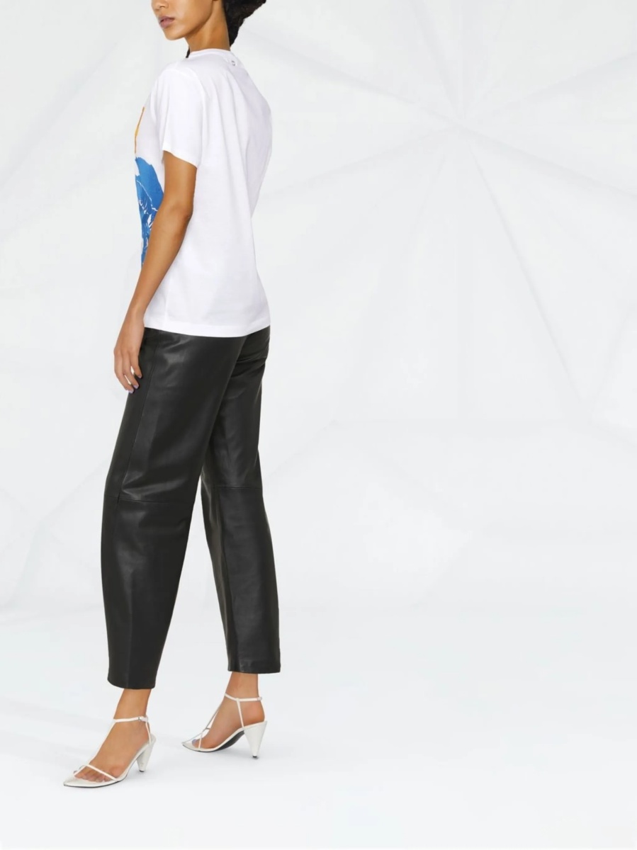 Tricou Salvatore Ferragamo alb - Img 4