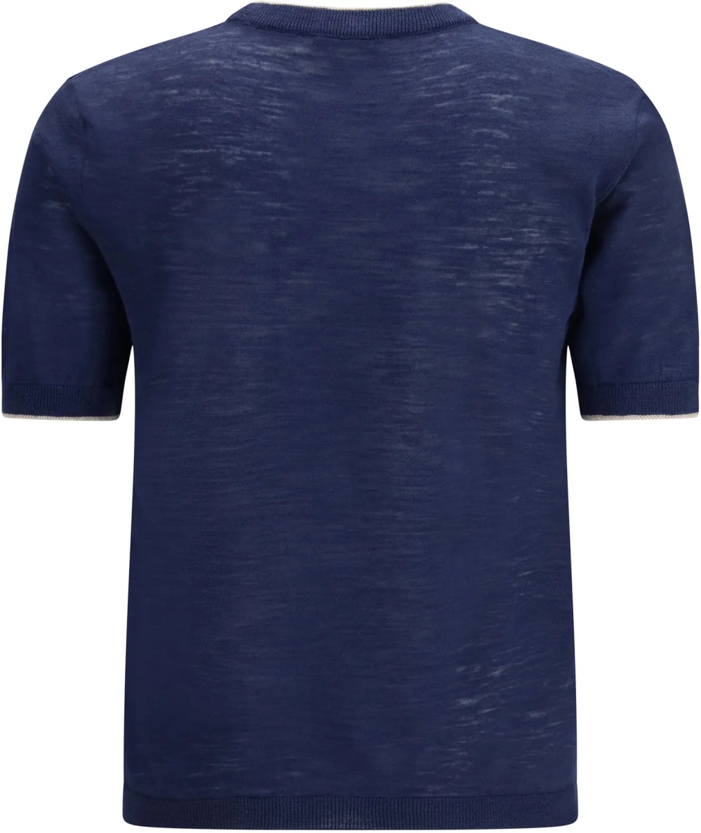 Tricou Short-sleeved linen blend Shirt - Img 2