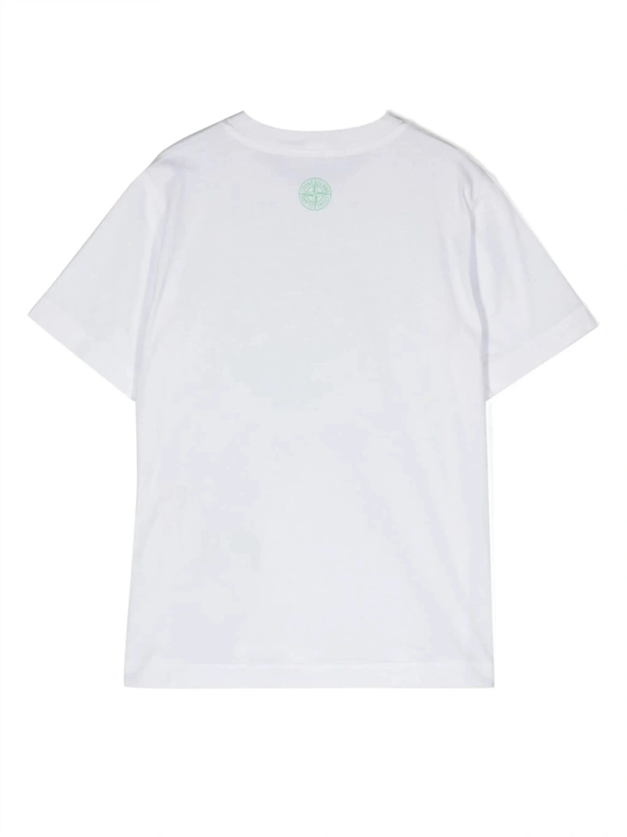 Tricou Stone Island alb - Img 2