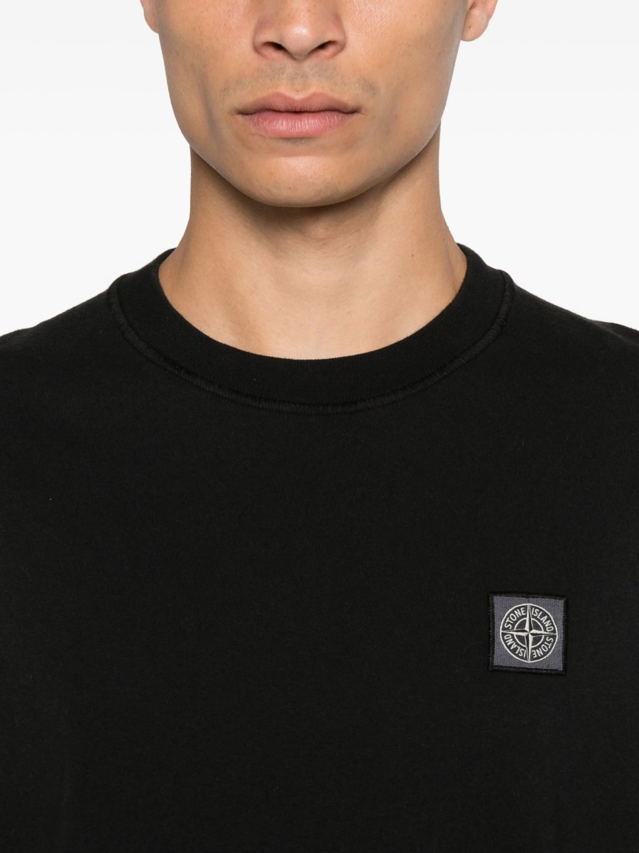 Tricou Stone Island negru - Img 4