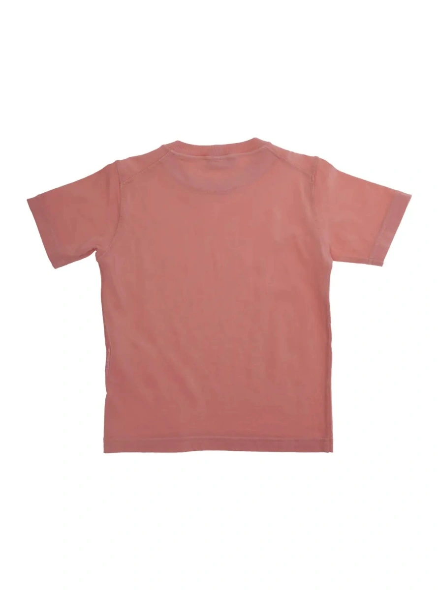 Tricou Stone Island roz din bumbac - Img 2
