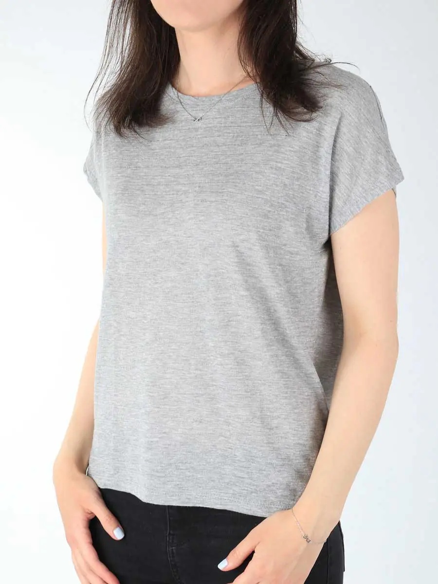 Tricou T-shirt Relaxed Tee Mid Grey - Img 3